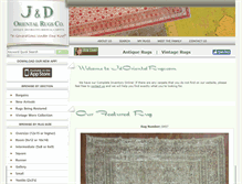Tablet Screenshot of jdorientalrugs.com